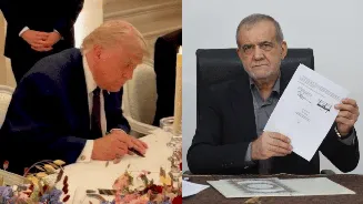 Trump, Iran President Pezeshkian sign peace deal to end war, Strait of Hormuz set to reopen