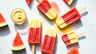 Craft Frozen Watermelon Curd Pops To Keep Dogs Hydrated