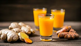 Boost Rainy Season Immunity With Fresh Ginger Turmeric Juice Shots