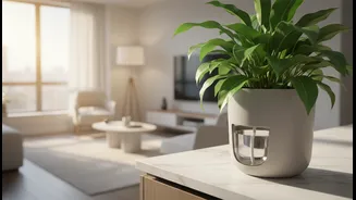 How sub-irrigated capillary pots automate indoor plant care for corporate apartment renters