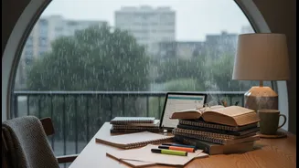 Turn Rainy School Breaks Into Productive Study Time