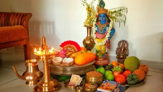 Puthandu Kani tray decoration guide: Traditional setup for prosperity and Tamil New Year ritual