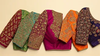 Glam Up Sarees With These Diwali Blouse Designs