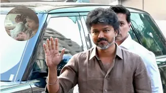 Thalapathy Vijay Bypasses Journalist, Greets Supporters Outside CBI Office in Delhi - View Here
