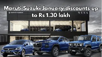 Maruti Suzuki offers January discounts of up to Rs 1.30 lakh