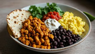Power Up Your Mornings: Speedy 15-Minute Tempeh Breakfast Burrito Bowls