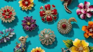 Step-by-step guide to hand-painted brooches