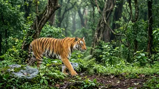 Early-season landscapes can remain lush As Many Indian tiger-reserve safari gates reopen in October after the monsoon