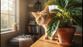 Pet Behaviour Can Change When A New Plant Enters The Home