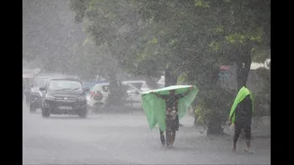 Heavy Rains Lash Delhi-NCR; IMD Issues Red, Orange Alerts For More Showers, Thunderstorms