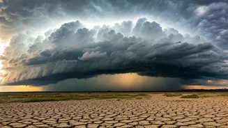 Rain Clouds Hit Wall Stopping Key Monsoon Advance Across Central
