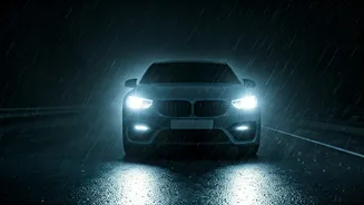 Poor Visibility Makes Monsoon Night Drives Dangerous