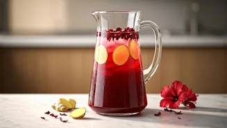 Cool Down With Viral Cold Brew Ginger Hibiscus Midday Teas