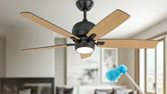 Effortless Ceiling Fan Cleaning from the Ground: Safe & Swift Methods