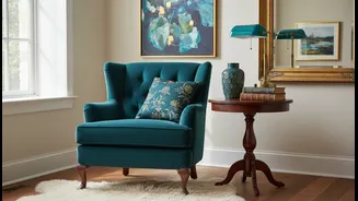 Vintage Finds Feel More Intentional When Colours Repeat Across The Room