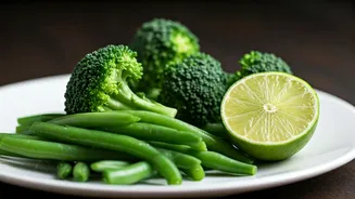 Keep Your Cooked Vegetables Vibrant Green Using Fresh Lime Juice