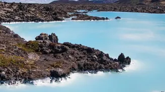 Iceland's Offbeat Natural Stops Trade Crowds For Longer Drives With Hraunfossar