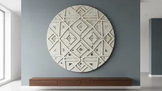 How Lippan Kam Mud Art Brings Minimalist Earthy Aesthetics Into City Apartment Living Spaces