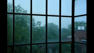 Rain and Thunderstorms Bring Temporary Relief to Delhi Amid Heatwave