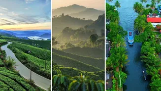 Dreamy Valentine’s escapes in South India from Munnar’s misty tea gardens to Varkala’s sunset cliffs