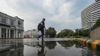Delhi records 41.6mm October rainfall, air quality improves