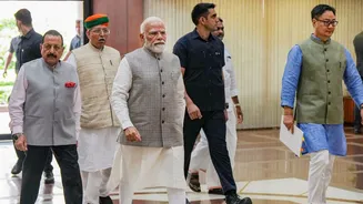 PM Modi tells new NDA MPs to aim for full attendance, respect Opposition leaders