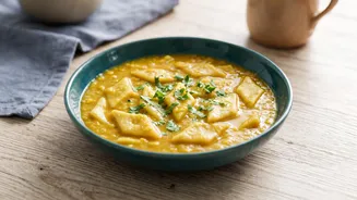 Dal Dhokli Combines Spiced Lentils And Wheat Dough In A Hearty Gujarati One-Pot Dish, With The Main Qualification Clear