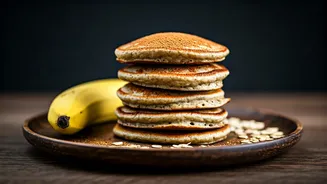 This 3-Ingredient Banana Oat Pancake Recipe Is Pure Magic