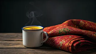 Indian Traditions Go Global: How Haldi Doodh and Handmade Dupattas Became Western 'Gold'