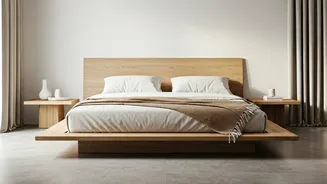 Achieve High-End Bedroom Aesthetics Using Low Platform Wooden Beds Smoothly