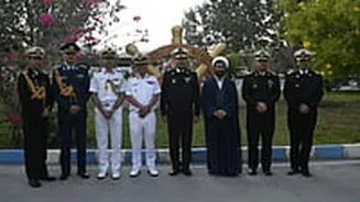 Indian Coast Guard Ship Sarthak Makes Strategic Port Call At Chabahar, Iran