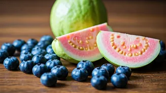 Blueberries vs. Guava: Vitamin C Showdown