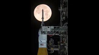 NASA hit by fuel leak during practice countdown of moon rocket