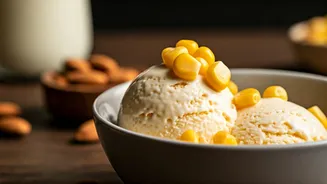 Indian Food Creators Invent Silky Almond Milk Corn Ice Cream