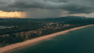 Mangalore coast picks up pre-monsoon spike: 32°C with afternoon storm cells building