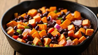 Make a Hearty Sweet Potato Black Bean Skillet