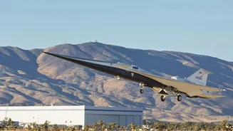 NASA's 'quiet' supersonic jet takes first flight | Watch