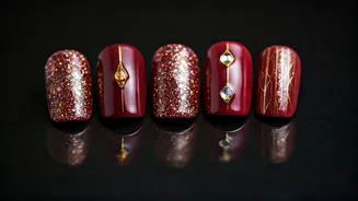 7 Festive Nail Designs for Chic Celebration