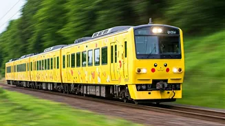 Ride the Electric Yellow: Japan's Enchanting Pikachu Train Adventure