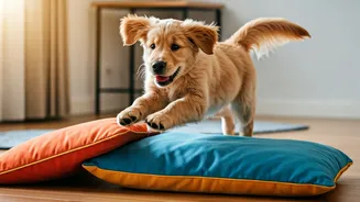 Pillow Agility Courses Keep Stressed Fur Babies Moving Inside Safely