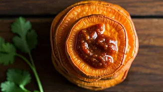 Delectable Sweet Potato Stacks with Chipotle Sauce