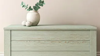 Turn Weathered Vintage Chests Into Minimal Zen Accent Furniture