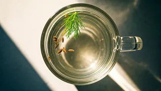 Fight Seasonal Bloating Using Warm Cumin Fennel Infused Morning Water
