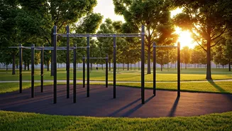 Vibrant Public Park Communities Form Around Dynamic Calisthenics Jams