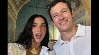 Veja fotos inéditas do casamento de Dua Lipa e Callum Turner