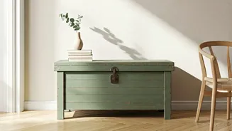 Upcycle Vintage Wooden Chests For Aesthetic Living Room Upgrades