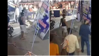 Khan Sir Institute Attack Caught On Camera: CCTV Captures Stone-Pelting, Vandalism By Mob In Patna