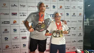 Akut and Rohira win 60+ doubles title