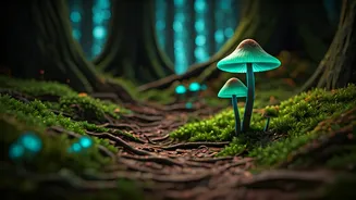 Photographers Share Magical Sights Of Glowing Forest Fungi Varieties