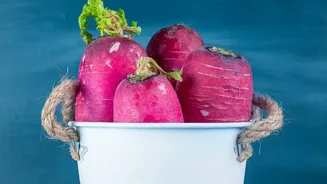 A Balanced Diet Has Room for Both Radish and Beetroot